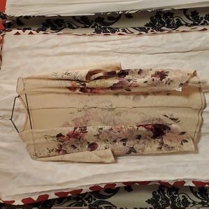 Sweaters LG  cream with flowers